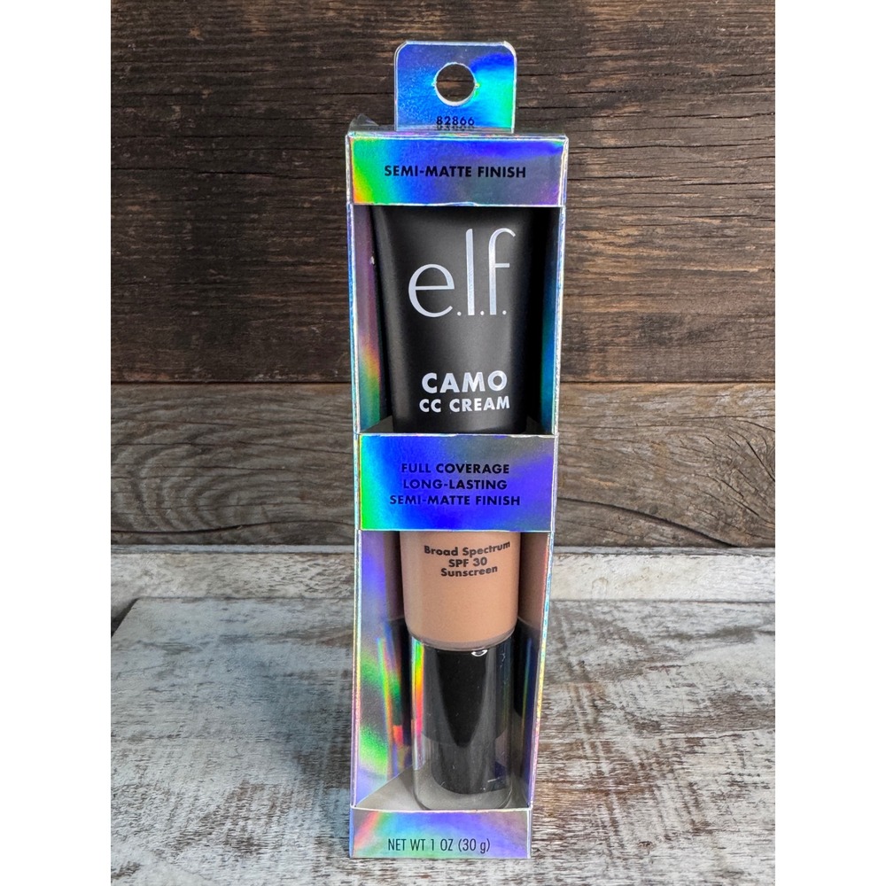 elf Camo CC Cream | Medium 370N Neutral | Full Coverage NIB | MSRP $15